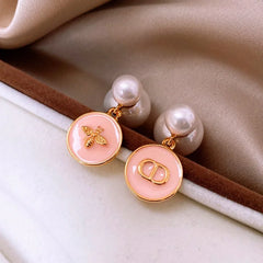 Perfect gold pearl earrings for adding glamour to any outfit