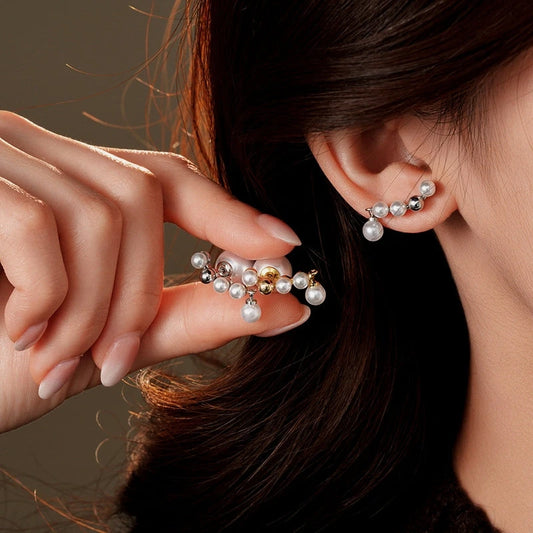 14K Gold-Plated 2025 Elegant Pearl Earrings - elegant gold pearl earrings