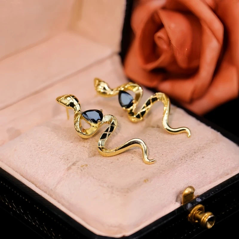 Perfect Snake Earrings for adding glamour to any outfit