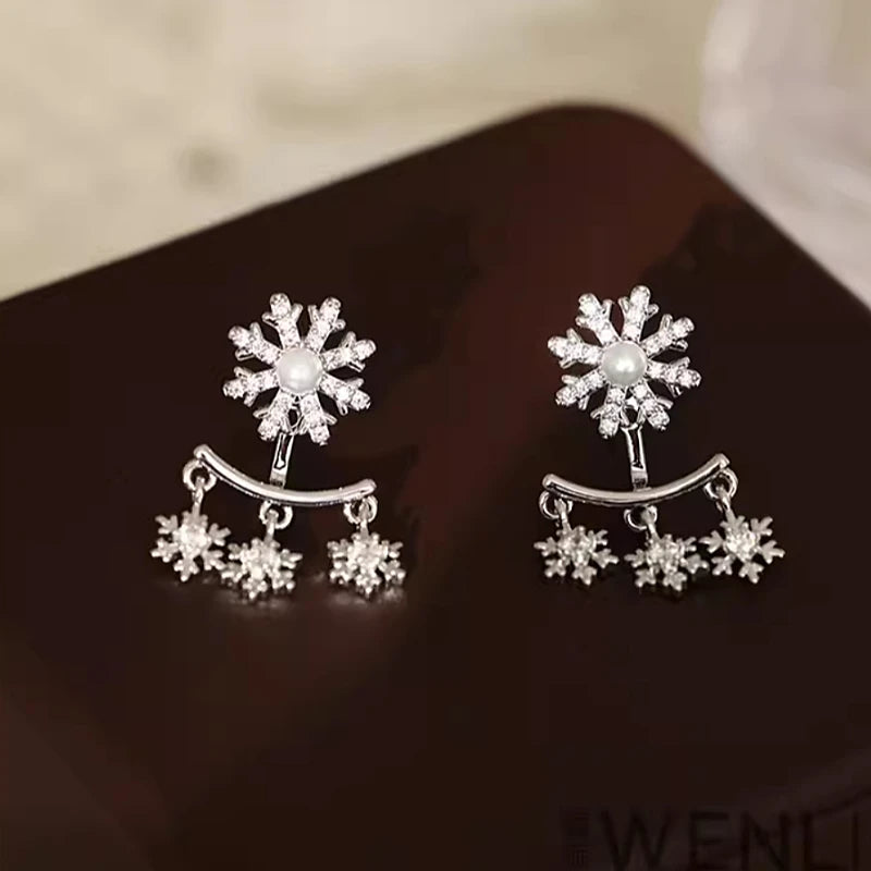 Perfect Snowflake Jacket Earrings for adding glamour to any outfit