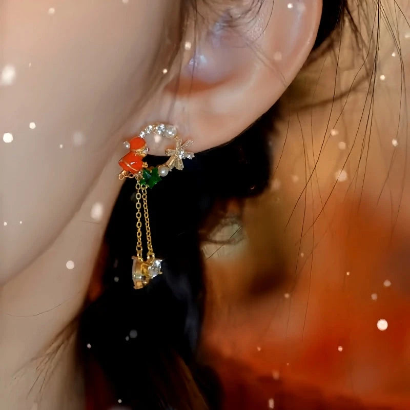 Perfect Santa Tassel Earrings for adding glamour to any outfit