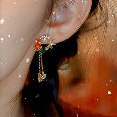 Perfect Santa Tassel Earrings for adding glamour to any outfit