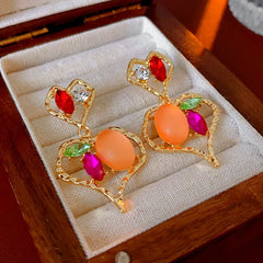 Perfect Double Heart Earrings for adding glamour to any outfit