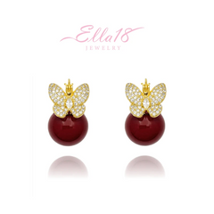 Perfect Butterfly Pearl Earrings for adding glamour to any outfit