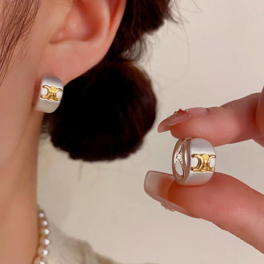 14K Gold-Plated Elegant Arc De Triomphe Earrings - elegant Arch Earrings