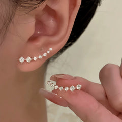 14K Gold-Plated Elegant Big Dipper Zircon Earrings - elegant Big Dipper Earrings