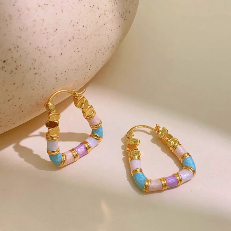 Perfect Enamel Drop Earrings for adding glamour to any outfit