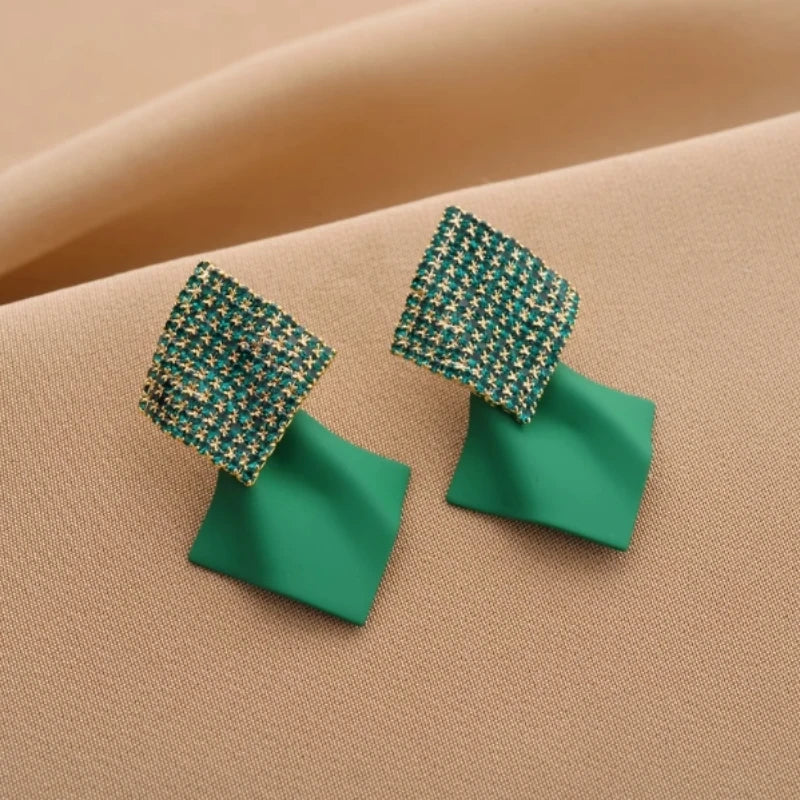 Styling the Geometric Vintage Earrings for a chic and modern look