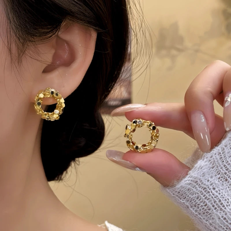 Perfect Hoop Stud Earrings for adding glamour to any outfit