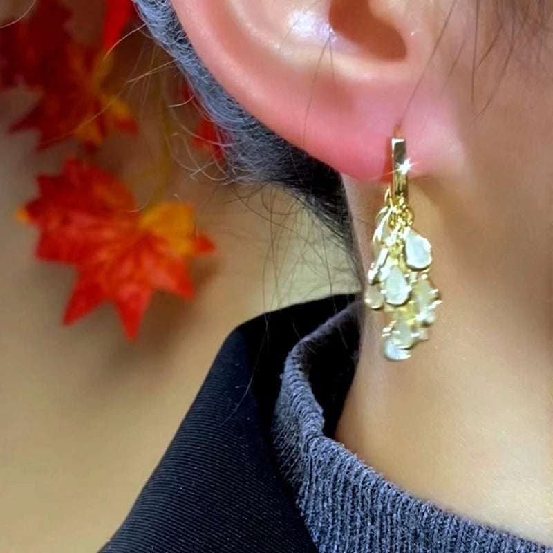 Perfect Leaf Tassel Earrings for adding glamour to any outfit