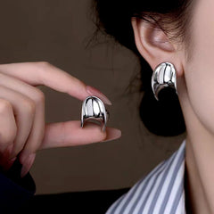 14K Gold-Plated Elegant Minimalist Metal Spiral Earrings - elegant Metal Spiral Earrings