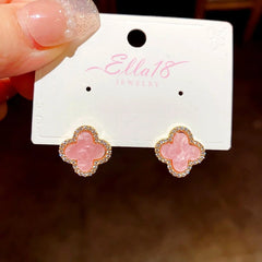 Perfect Black Flower Studs for adding glamour to any outfit