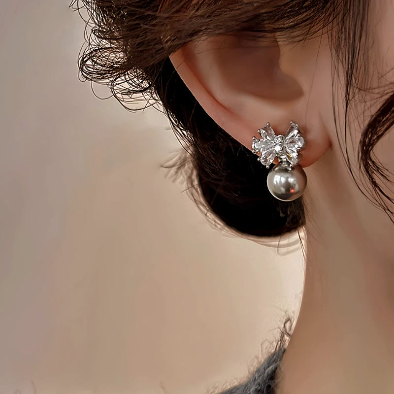 Perfect Bow Pearl Earrings for adding glamour to any outfit