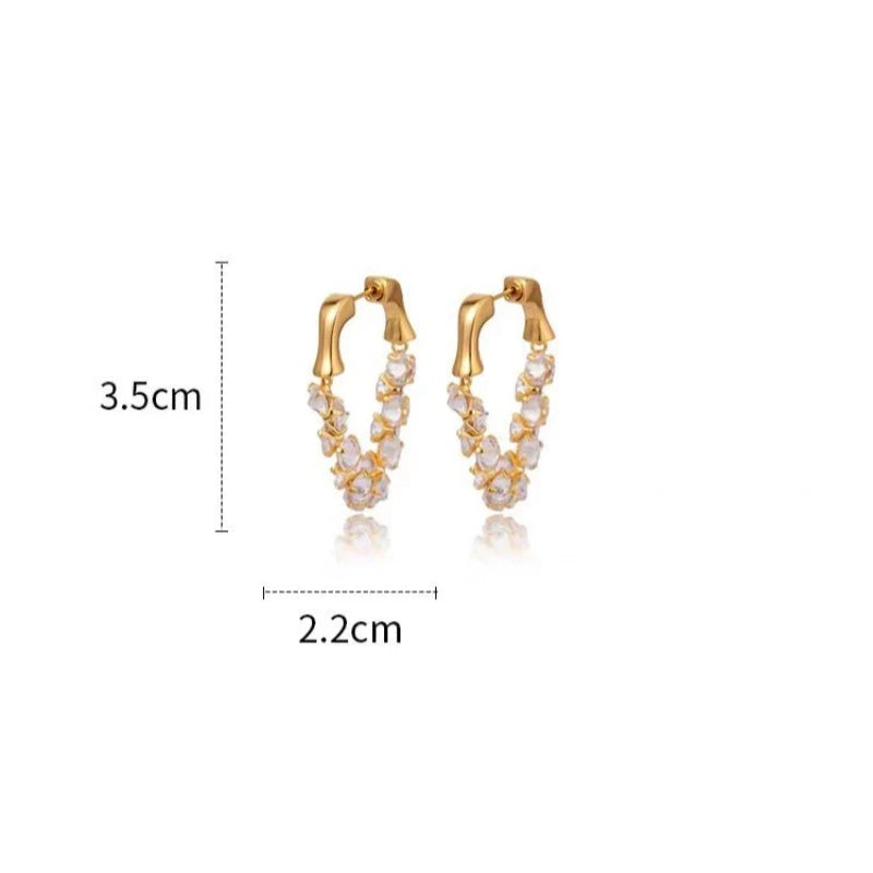 Perfect Zircon Jacket Earrings for adding glamour to any outfit