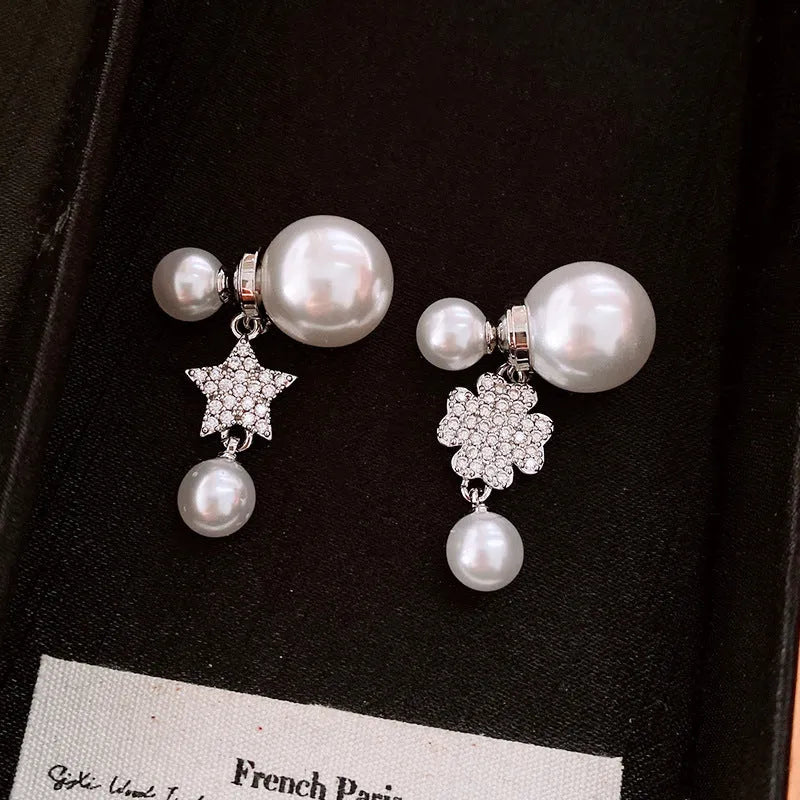 Perfect gold pearl earrings for adding glamour to any outfit