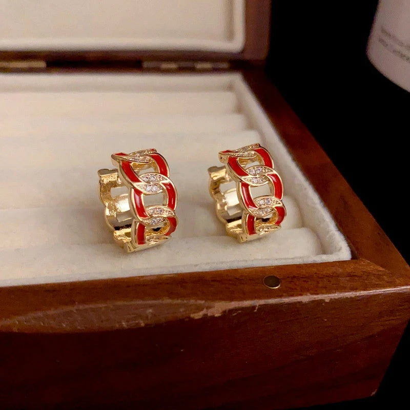 Perfect gold hoop earrings for adding glamour to any outfit