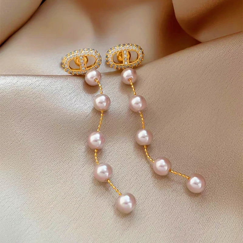 Perfect Pig Nose Pearl Earrings for adding glamour to any outfit