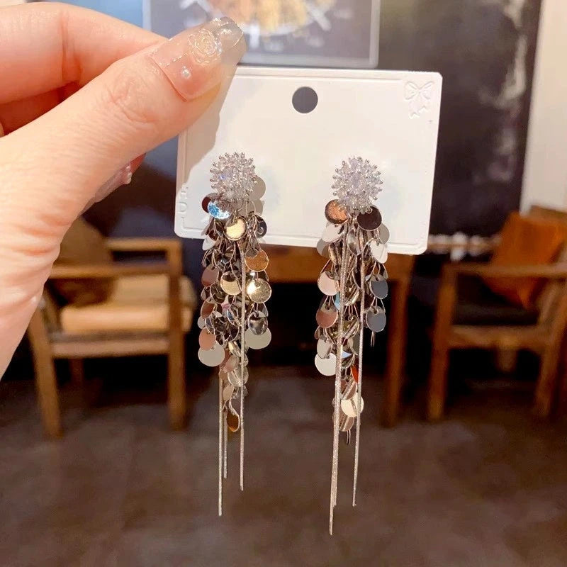 Perfect Sunflower Tassel Earrings for adding glamour to any outfit