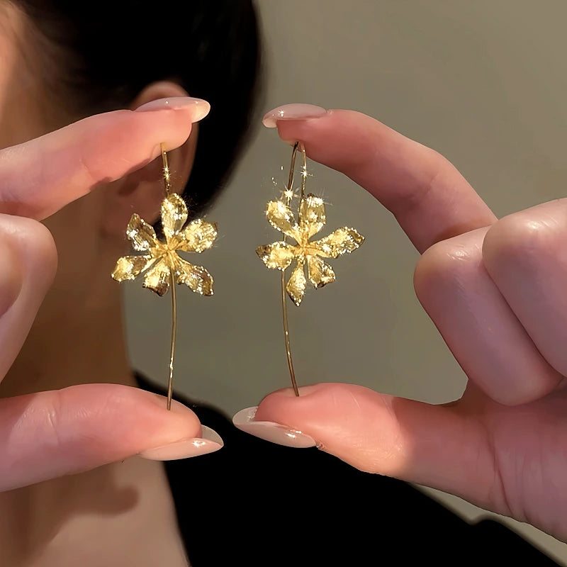 Perfect Flower Ear Hook for adding glamour to any outfit