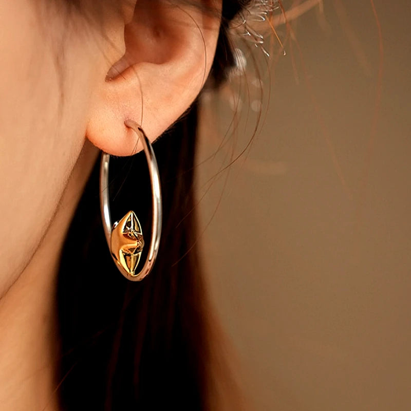 Perfect Star Hoop Earrings for adding glamour to any outfit