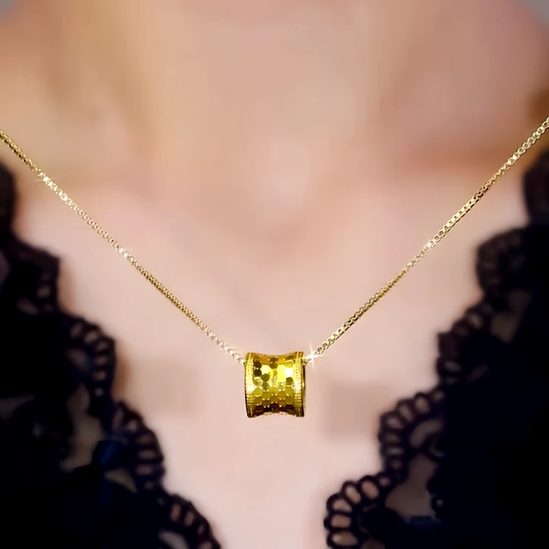 14K Gold-Plated Light Waist Necklace - beautiful Hourglass Necklace
