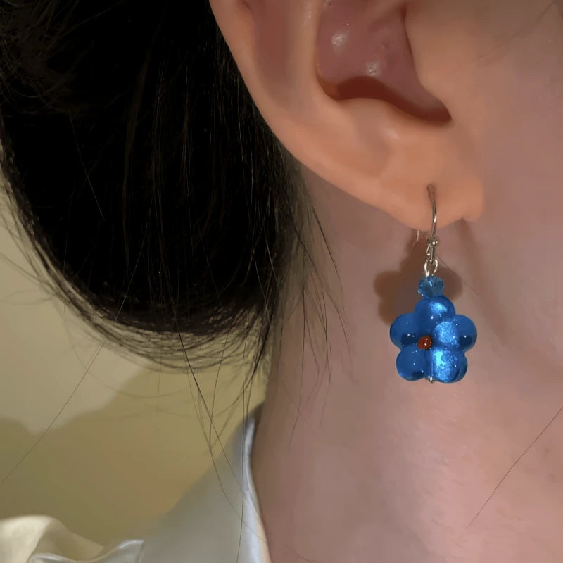 Close-up detail of the sparkling zircons and plating on the Cat's Eye Star Hooks
