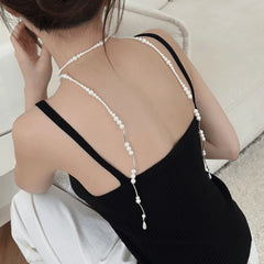 Close-up of the pendant and clasp on the French Bead Necklace