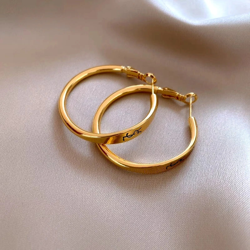 Perfect Letter Hoop Earrings for adding glamour to any outfit