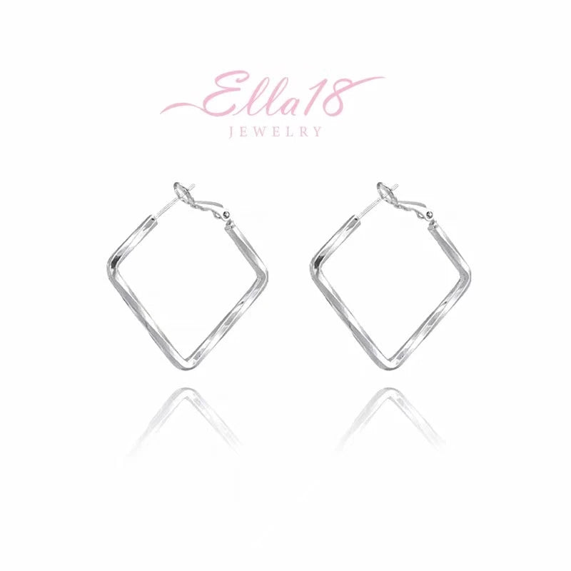 Perfect Square Hoop Earrings for adding glamour to any outfit