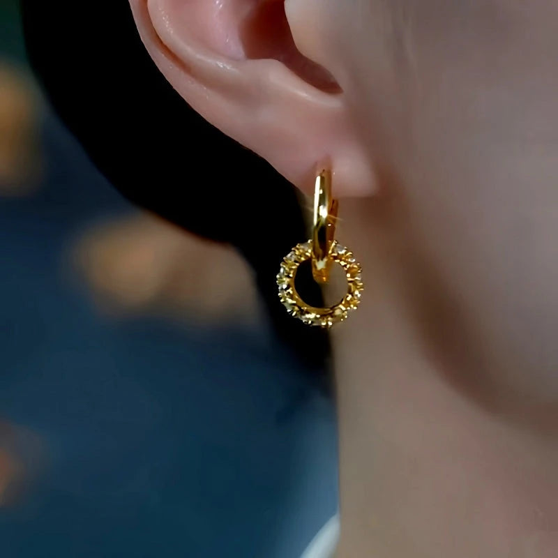 Close-up detail of the sparkling zircons and plating on the Zircon Small Waist