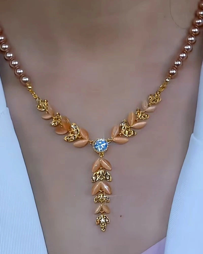 The perfect Wheat Tassel Necklace for layering or wearing as a statement piece