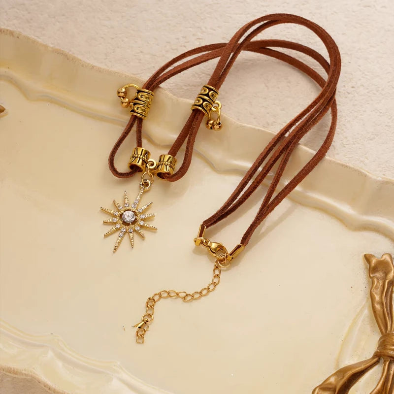 14K Gold-Plated Maillard Star Necklace - beautiful Maillard Star Necklace