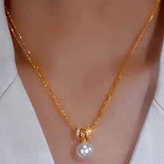 14K Gold-Plated Pendant Bead Earrings - beautiful Pendant Bead Earrings