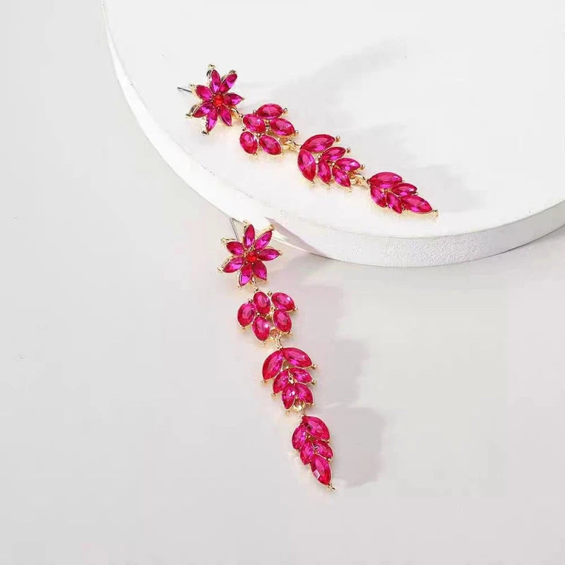 Perfect Rhinestone Tassel Earrings for adding glamour to any outfit