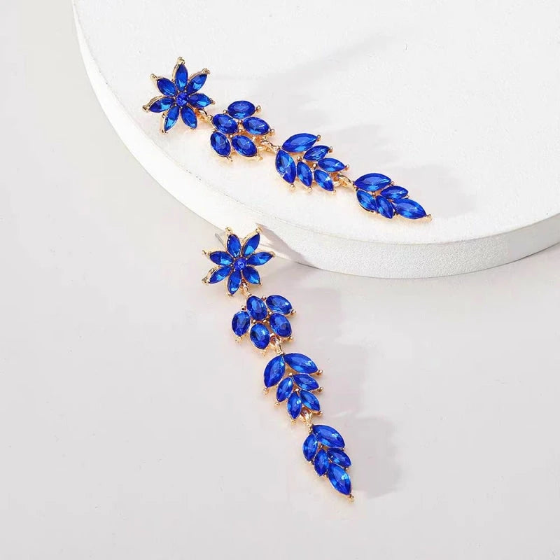 Styling the Rhinestone Tassel Earrings for a chic and modern look
