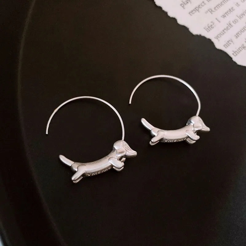 Perfect Dog Threader Earrings for adding glamour to any outfit