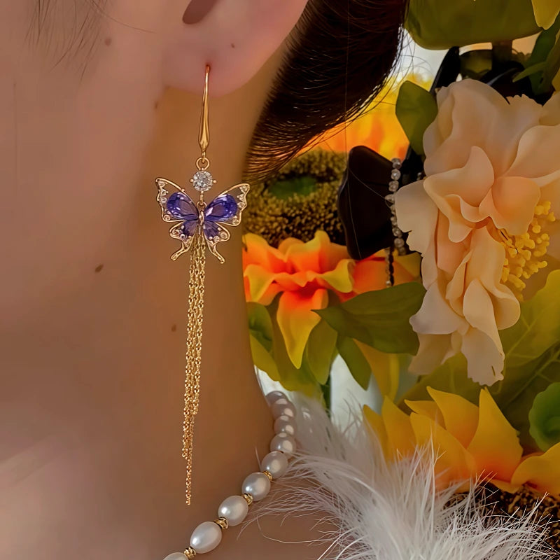 Perfect Butterfly Threader Earrings for adding glamour to any outfit
