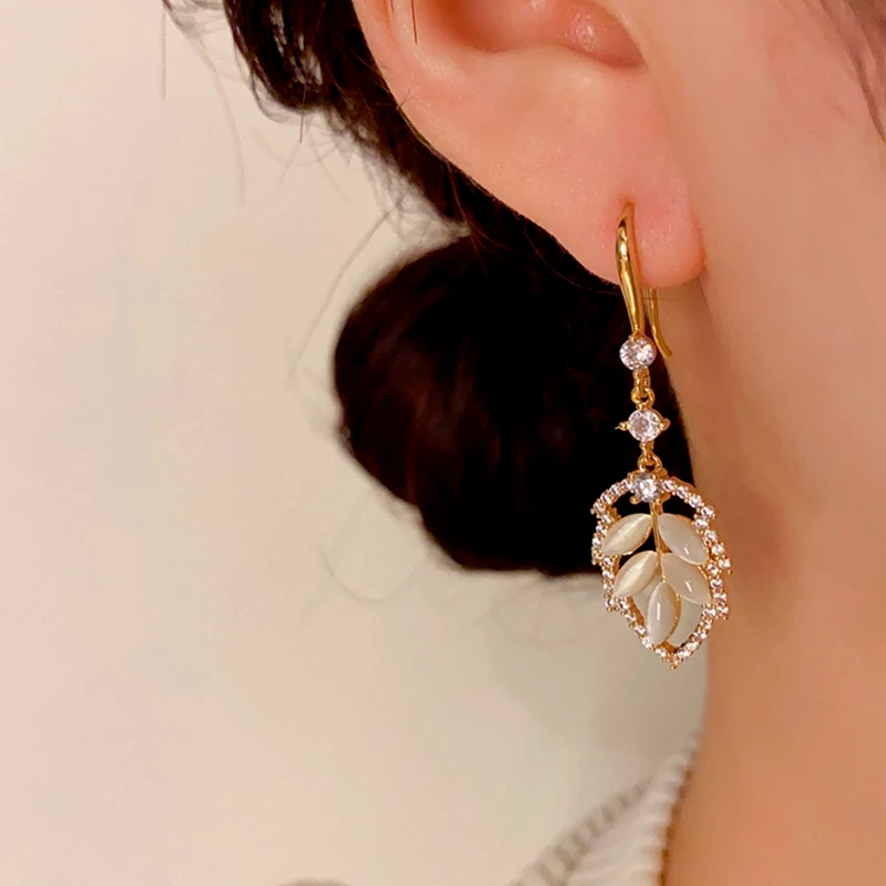 Perfect Leaf Ear Hooks for adding glamour to any outfit