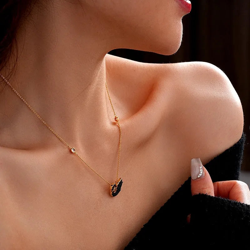 Styling the Black Swan Jewelry Set for a chic and modern look