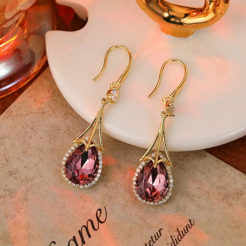 Perfect Blue Tassel Earrings for adding glamour to any outfit