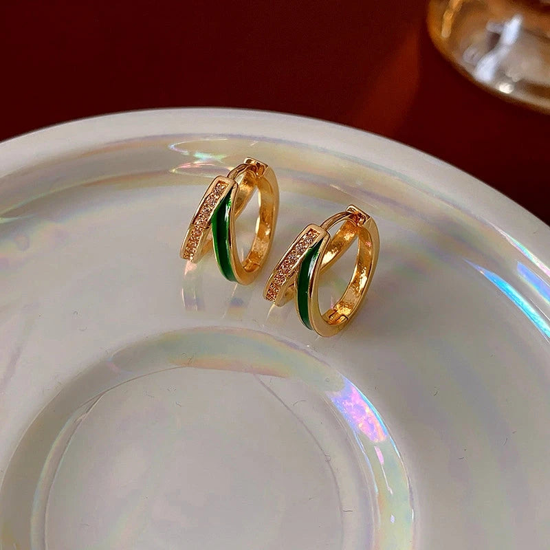 Styling the Double Layer Hoops for a chic and modern look