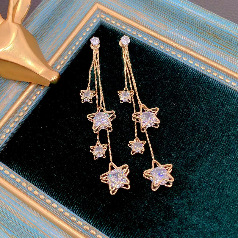 Perfect Star Tassel Earrings for adding glamour to any outfit