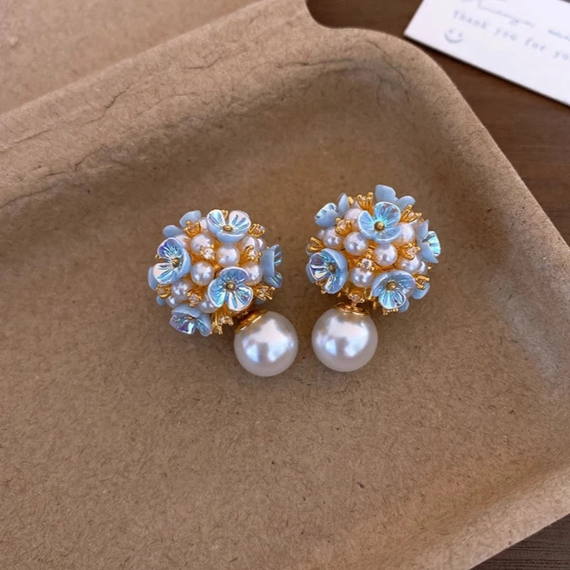 Perfect Pink Flower Ear Jackets for adding glamour to any outfit