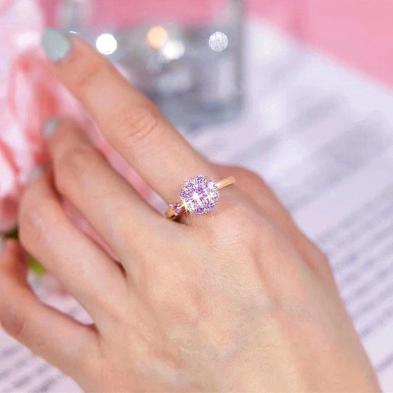 A beautiful Spinning Flower Ring for any occasion or everyday style