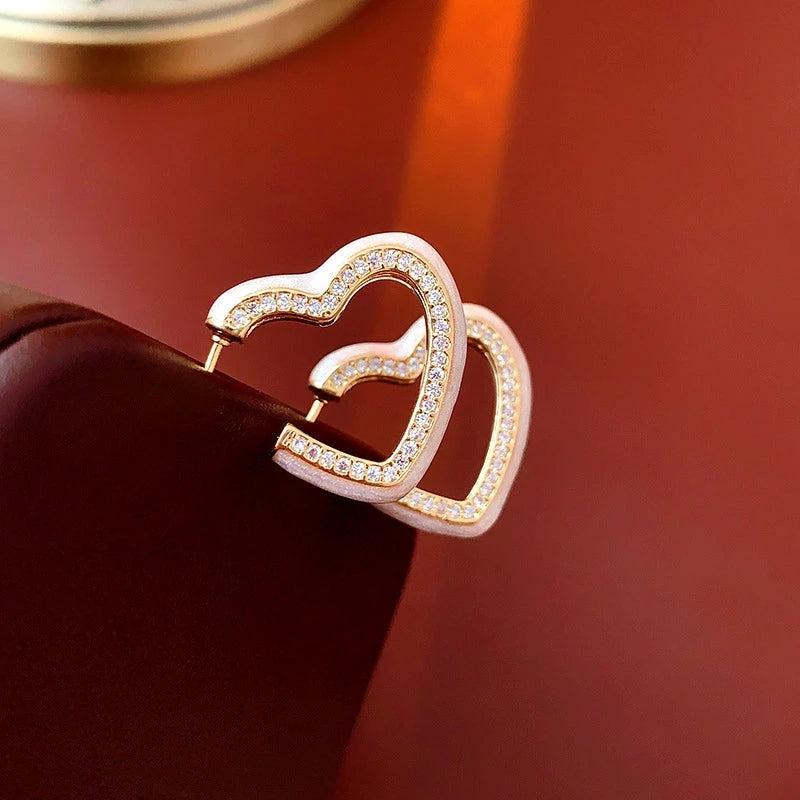 Perfect Red Enamel Heart for adding glamour to any outfit