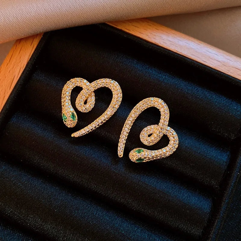 Perfect Heart Stud Earrings for adding glamour to any outfit