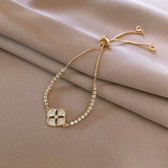 Close-up of the clasp and charm details on the Fans Bracelets