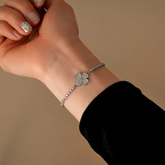 The perfect Four-Leaf Bracelets for stacking or as a standalone piece
