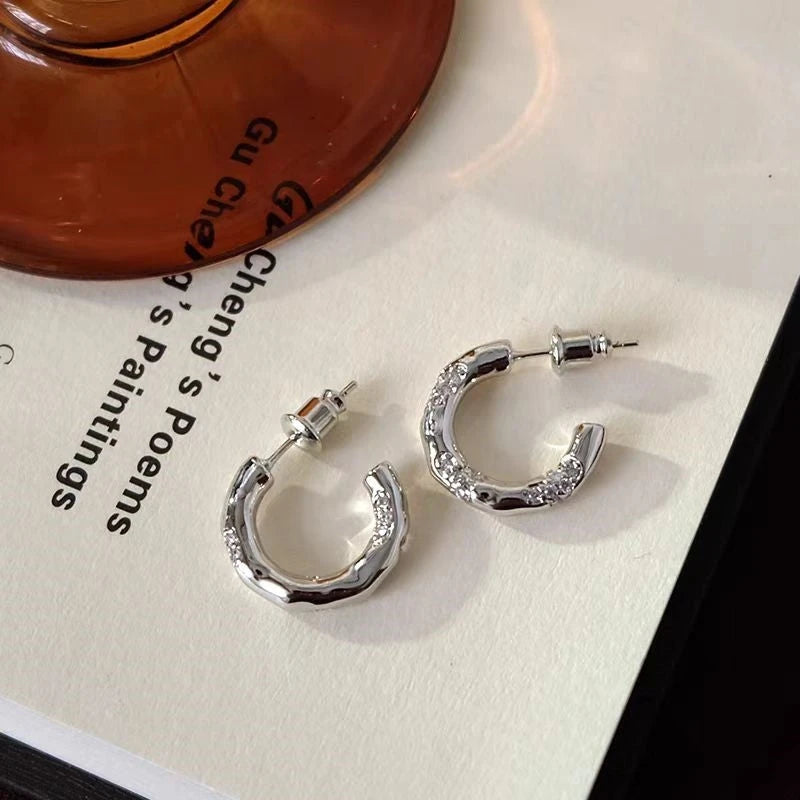 Perfect C-Shaped Earrings for adding glamour to any outfit