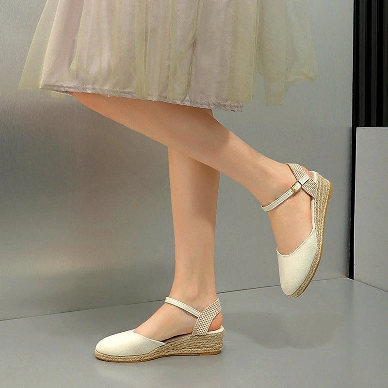 Braided Hemp Rope Wedge Sandals - high quality Wedge Sandals